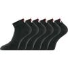 Fila Calzini Uomo e Donna 39-42, Cotone Set di 6, Nero NR