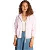 Tommy Hilfiger Donna Felpa con Cerniera Script Zip con Cappuccio, Rosa (Light Pink), XXL