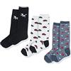 Chicco Bambine e ragazze Set 3 Paia di Calzini