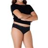 Lovable Slip da Ciclo Mestruale Flusso Medio in Cotone | Mutande Riutilizzabili e Assorbenti Primi Cicli | My First Period Panties Bambine e Ragazze, Nero, 12 Anni