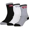 Levi's Batwing Regular Cut 3Pk, Calzini Bambini e ragazzi, Nero, 4-5 anni
