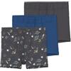 Name it mini Nmmtights 3P Space Noos, Forged Iron, Numeric_110 (Pacco da 3) Bambini e Ragazzi