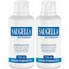 Saugella Dermoliquido, Detergente Intimo pH 3.5, Antiodore, 2x750 ml
