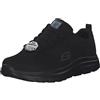 Skechers Flex Advantage - Bendon Sr, Scarpe da Ginnastica Uomo, Nero Schwarz Black Mesh Water Stain Repellent Treatment Blk, 43 EU