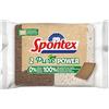Spontex Pure Power, 2 spugne per la pulizia con tessuto non tessuto abrasivo in 100% fibre riciclate, 1 x 2 pezzi