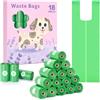 Cozary Sacchetti Cane Cacca con Manici 270PCS, 18 Rotoli Bustine Cane Ispessito Sacchetti per Cani, Impermeabile Uso Quotidiano con Profumo