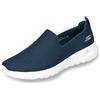 Skechers Go Walk Joy, Scarpe da ginnastica Donna, Navy Textile /White Trim, 43 EU