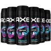 Axe Deodorante Uomo, Axe Marine, Freschezza Fino a 48h di Protezione, Deodorante Spray, Senza Sali di Alluminio, Adatto per Ascelle e Corpo*, Tecnologia Proteggi Odori, 6 Pezzi da 150 ml