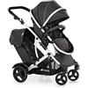 hauck Passeggino Fratellare per Neonato e Bambino, Duett 2 Black Forest