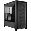 CORSAIR FRAME 4000D RS Case per PC Mid-Tower Modulare ad Alto Flusso D'aria - 3x Ventole CORSAIR RS - Sistema di Montaggio Ventole InfiniRail™ - Compatibile con Radiatori Multipli da 360 mm - Nero