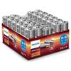 Philips Confezione Convenienza Batterie 40 Pezzi - 24x Batterie AA e 16x Batterie AAA - Batteria Alcaline Potenti con Lunga Durata - per Telecomando, Radio e Altro