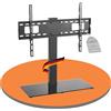 PureMounts Supporto TV, supporto, supporto TV universale per 37-70 pollici Samsung, LG, Philips, Panasonic e molti altri, Max. Vesa 600x400 & 40 kg, nero