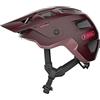 ABUS MoDrop Casco MTB, casco da bicicletta robusto con buona ventilazione per mountain bike, vestibilità personalizzata, per donna e uomo Rosso scuro (wildberry red) S (51-55 cm)