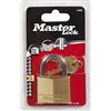 Master Lock 140EURD Lucchetto con Chiavi in Ottone, Oro, 6 x 4 x 1.3 cm