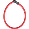 ABUS Serratura a cavo 4408C - serratura a combinazione - cavo in acciaio lungo 65 cm con rivestimento in plastica - livello di sicurezza 2