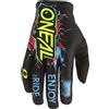 O'NEAL | Guanti da bici e motocross | Bambini | MX MTB DH FR Downhill Freeride | Materiali flessibili e durevoli, mano superiore ventilata | Guanto Matrix Youth Villain | Nero | Taglia XL