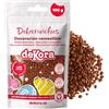 dekora - Dekocrunchies café, Zuccherini Decorativi per dolci, Sprinkles per Torte croccanti e dal sapore intenso, Perle di Zucchero commestibili per decorare torte, biscotti, cupcake e dessert