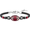AC Milan BRACCIALE IN ACCIAIO 316L CON SMALTO