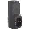 Bticino S3623GC Presa Smart WiFi, da Muro, Monitoraggio Energia da App, Controllo Vocale, Funzione Timer, Compatibile con Alexa e Google Home, Spina Piccola 10A, Nero