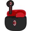 AC Milan TECHMADE AC Milan, Cuffie Senza Filo In Ear, auricolari con box ricarica Rosso/Nero