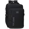 Pepe Jeans Matlock Zaino per laptop 15,6 pollici nero 28 x 40 x 16 cm Pelle sintetica e poliestere by Joumma Bags