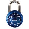 Master Lock 1533EURD Lucchetto con Combinazione Preimpostata, Colore casuale, 5,7 x 4 x 2,5 cm
