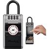 Master Lock 5480EURD Cassetta Portachiavi con Design Innovativo, ansa, Grande capienza, Sicurezza Elevata, Aluminium, Grigio, Extra Large