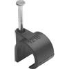 Debflex 700428 - Fascetta per cavi elettrici, fissaggio e collegamento del cavo, attacco per cavi, attacco per cavi, diametro 12 A, 16 mm, confezione da 25, colore: nero