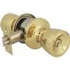 Amig - Set pomolo per porta - Chiavistello d'ingresso 60/70 mm - Per porte in legno da 35 a 45 mm di spessore - Sistema Anti-Card