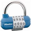 Master Lock 1523EURD Lucchetto con Combinazione, Colore Casuale, 5,9 x 6,4 x 2,6 cm