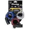Master Lock 8127EURTRI Lucchetto Bici, Chiave, 1.8 m Cavo, Esterno, Set di 3, Pack Famiglia, Ottimo per Proteggere Bicicletta, Skateboard, Passeggino, Falciatore, Attrezzature Sportive