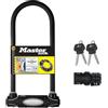 Master Lock Catena Bici U, Chiave, Supporto per il Trasporto, Certificato Antifurto, XL, 8195EURDPROCOLW, Da utilizzare con bici elettriche, da montagna, da strada, pieghevoli