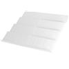 VINATO Organizzatore da Cassetto per Spezie 8 Pezzi, Portaspezie da Cassetto, Divisori per Cassetti Cucina, Organizer Cassetti Salvaspazio, Bianco