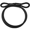 Master Lock 72EURD Cavo con Passanti Acciaio Intrecciato, Nero, 4.5 m