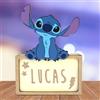 WONDEE Disney Lampada Stitch Bambina Personalizzata Con Nome - Lampada Luce Notturna Bambini di Stich, Regalo Neonato e Regalo Battesimo Bimba, Disney Regali Personalizzati Bambini Lilo e Stitch