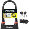 Master Lock Catena Bici U, Chiave, Supporto per il Trasporto, Certificato Antifurto, 8279EURDPRO, Da utilizzare con bici elettriche, da montagna, da strada, pieghevoli