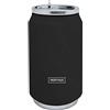 Nerthus FIH 787 lattina isotermica Doppia Parete 330 ml Nera Acciaio Inox Ideale per bibite Birra e Spiaggia