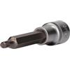 BRILLIANT TOOLS BT022941 Bussola a inserto millerighe 1/2", lunga 100 mm, M6 [Powered by KS TOOLS]