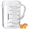 Westmark Brocca dosatrice in vetro - Ideale per misurare ingredienti per dolci e cottura, adatta a microonde, resistente alle temperature, manico ergonomico - 1,1 litri