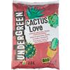 Undergreen CACTUS Love, Terriccio per Cactus e altre Piante Grasse da appartamento o balcone, Consentito in agricoltura biologica, 2,5 l