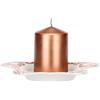 THUN - Piattino a forma di stella in porcellana con candela Thunland-Ø 19 cm - 2,5 cm h