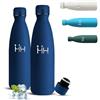 Mujigaga Borraccia Termica, Borraccia 500 ml, Senza BPA, Borracce Acciaio Inox, Senza Perdite, Borracce 0,5 litri, Acciaio Inossidabile 18/8, Thermos per Scuole, Viaggio, Palestra, Sport