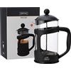 Nerthus FIH 320 caffettiera francese 800 ml french press vetro borosilicato