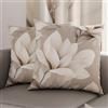 PETTI Artigiani Italiani - Coppia di Federe Cuscino 30x30 cm in Microfibra, Cuscini Arredo Camera da Letto, Divano, Salotto, Set 2 Fodere Copricuscino, Federa Floreale 42, 100% Made in Italy