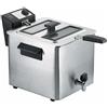 RGV Fry Type - Friggitrice Elettrica 8 Litri con Rubinetto per Scarico dell'Olio e Testata removibile, Cestello in Acciaio Inox 23x23x11
