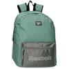 Reebok Arlo Mochila Casual Verde 34x43x15 cms Poliestere di Joumma Bags