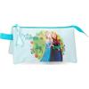 Disney Joumma Disney Frozen Forever Estuche Triple Blu Claro 22x12x5 cm Poliestere