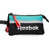 Reebok Custodia Reebok Andover Tripla Nera 22x12x5 cm Poliestere