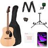 Fender Redondo California Starter Pack Chitarra Acustica, Natural