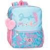 Enso Jungle Mood zaino per bambini, zaino per la scuola, realizzato in poliestere, doppie ruote multidirezionali, diversi modi per usarlo, blu, blu, Zainet